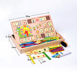 Maxbell Teaching Learning Clocks Creativity Early Development Counting Sticks Box Set