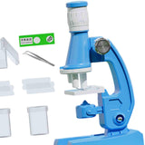 Maxbell Pocket Microscope Practical Homeschool Projects Handheld Children Microscope Blue