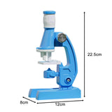 Maxbell Pocket Microscope Practical Homeschool Projects Handheld Children Microscope Blue