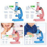 Maxbell Pocket Microscope Practical Homeschool Projects Handheld Children Microscope Blue