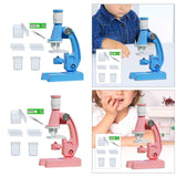 Maxbell Pocket Microscope Practical Homeschool Projects Handheld Children Microscope Blue