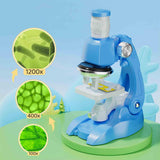 Maxbell Pocket Microscope Practical Homeschool Projects Handheld Children Microscope Blue