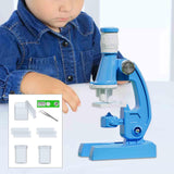Maxbell Pocket Microscope Practical Homeschool Projects Handheld Children Microscope Blue