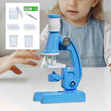 Maxbell Pocket Microscope Practical Homeschool Projects Handheld Children Microscope Blue