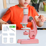 Maxbell Pocket Microscope Practical Homeschool Projects Handheld Children Microscope Pink