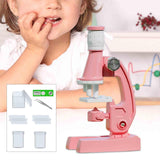 Maxbell Pocket Microscope Practical Homeschool Projects Handheld Children Microscope Pink