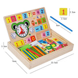 Maxbell Wooden Toys Maths Games Counting Toys Division Addition Wooden Blocks Number