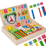 Maxbell Wooden Toys Maths Games Counting Toys Division Addition Wooden Blocks Number