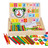 Maxbell Wooden Toys Maths Games Counting Toys Division Addition Wooden Blocks Number