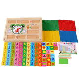 Maxbell Wooden Toys Maths Games Counting Toys Division Addition Wooden Blocks Number