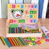 Maxbell Wooden Toys Maths Games Counting Toys Division Addition Wooden Blocks Number