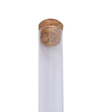 Maxbell 50x Test Tubes with Cork Stoppers Clear for Holiday Gift Beads Dried Flowers 15mmx100mm