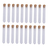 20Pcs Test Tubes with Cork Stoppers for Plant Propagation Jewelry Decoration 12mmx75mm