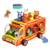 Maxbell Sorter Car Toy Interactive Imagination Focus Animal Shape Sorting Truck Toy