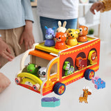 Maxbell Sorter Car Toy Interactive Imagination Focus Animal Shape Sorting Truck Toy