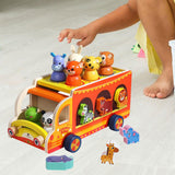 Maxbell Sorter Car Toy Interactive Imagination Focus Animal Shape Sorting Truck Toy