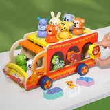 Maxbell Sorter Car Toy Interactive Imagination Focus Animal Shape Sorting Truck Toy