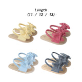 Maxbell Infant Baby Girl Sandals Casual Anti Slip Outdoor Summer First Walking Shoes Yellow 11cm