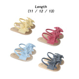 Maxbell Infant Baby Girl Sandals Casual Anti Slip Outdoor Summer First Walking Shoes Yellow 11cm