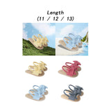 Maxbell Infant Baby Girl Sandals Casual Anti Slip Outdoor Summer First Walking Shoes Yellow 11cm