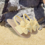 Maxbell Infant Baby Girl Sandals Casual Anti Slip Outdoor Summer First Walking Shoes Yellow 11cm