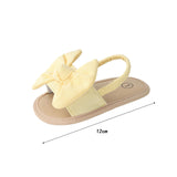 Maxbell Infant Baby Girl Sandals Casual Anti Slip Outdoor Summer First Walking Shoes Yellow 12cm