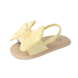 Maxbell Infant Baby Girl Sandals Casual Anti Slip Outdoor Summer First Walking Shoes Yellow 12cm