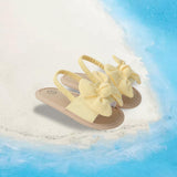 Maxbell Infant Baby Girl Sandals Casual Anti Slip Outdoor Summer First Walking Shoes Yellow 13cm
