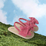 Maxbell Infant Baby Girl Sandals Casual Anti Slip Outdoor Summer First Walking Shoes Red 13cm