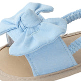 Maxbell Infant Baby Girl Sandals Casual Anti Slip Outdoor Summer First Walking Shoes Blue 11cm