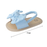 Maxbell Infant Baby Girl Sandals Casual Anti Slip Outdoor Summer First Walking Shoes Blue 11cm