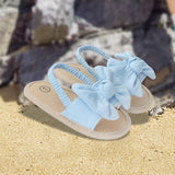 Maxbell Infant Baby Girl Sandals Casual Anti Slip Outdoor Summer First Walking Shoes Blue 11cm