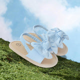 Maxbell Infant Baby Girl Sandals Casual Anti Slip Outdoor Summer First Walking Shoes Blue 11cm