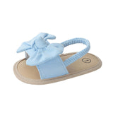 Maxbell Infant Baby Girl Sandals Casual Anti Slip Outdoor Summer First Walking Shoes Blue 12cm
