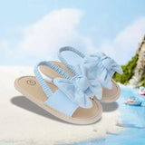 Maxbell Infant Baby Girl Sandals Casual Anti Slip Outdoor Summer First Walking Shoes Blue 12cm
