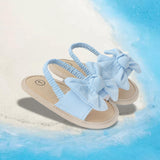 Maxbell Infant Baby Girl Sandals Casual Anti Slip Outdoor Summer First Walking Shoes Blue 13cm
