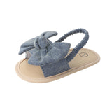 Maxbell Infant Baby Girl Sandals Casual Anti Slip Outdoor Summer First Walking Shoes Dark Blue 11cm