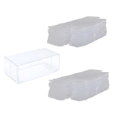 20Pcs Clear Acrylic Model Car Display Case Transparent Toy Car Display Boxes S Thicken