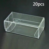 20Pcs Clear Acrylic Model Car Display Case Transparent Toy Car Display Boxes S Thicken