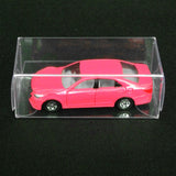 20x PVC Transparent Box Durable 1/64 Car Clear Cases for Toys Cars