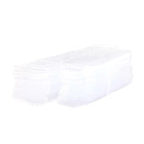 20x PVC Transparent Box Durable 1/64 Car Clear Cases for Toys Cars