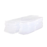 20x PVC Transparent Box Durable 1/64 Car Clear Cases for Toys Cars