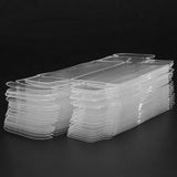 20x PVC Transparent Box Durable 1/64 Car Clear Cases for Toys Cars