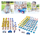 Wood Road Signs Toy for Kindergarten Teaching Props Parent Child Interaction 33pcs