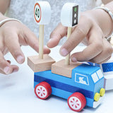 Wood Road Signs Toy for Kindergarten Teaching Props Parent Child Interaction 33pcs