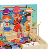 Dress up Jigsaw Puzzles Matching Sorting Toy for Boys Girls Ages 2+ Children