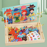 Dress up Jigsaw Puzzles Matching Sorting Toy for Boys Girls Ages 2+ Children