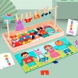 Dress up Jigsaw Puzzles Matching Sorting Toy for Boys Girls Ages 2+ Children