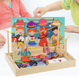 Dress up Jigsaw Puzzles Matching Sorting Toy for Boys Girls Ages 2+ Children