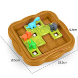 Sliding Dinosaur Puzzle Toy for Birthday Gift Boys and Girls Holiday Present